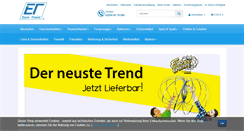 Desktop Screenshot of eurotrendshop.de